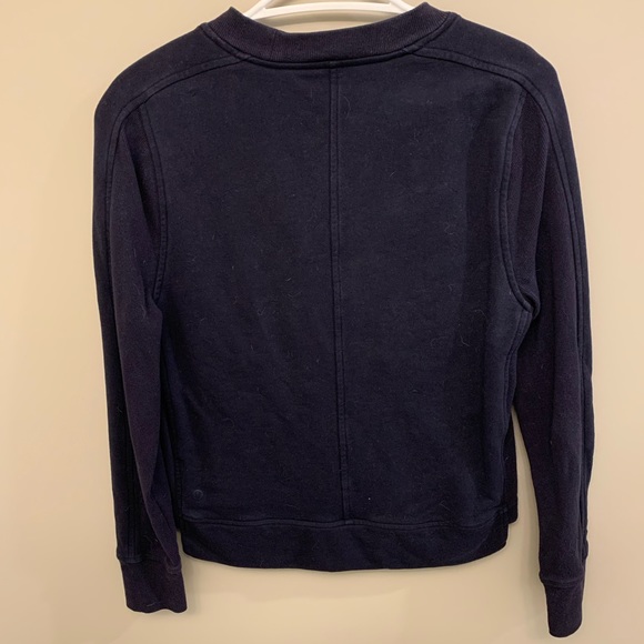Lululemon // Press Pause Crew Midnight Navy 6 - Picture 2 of 3